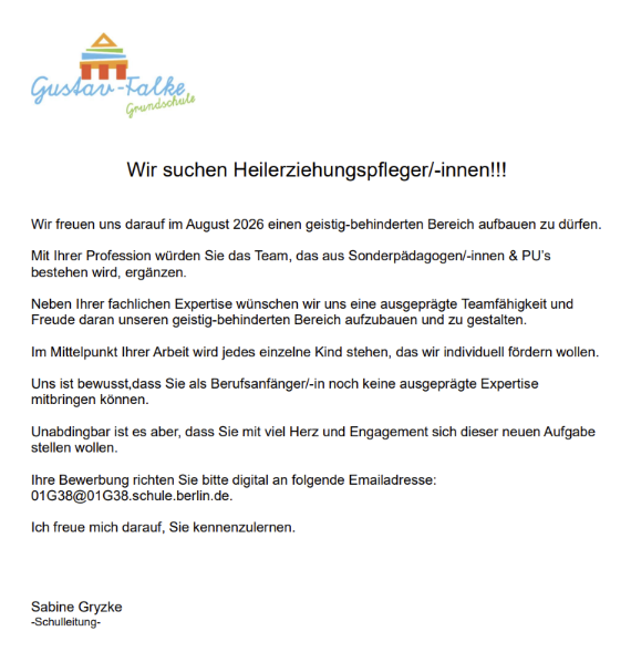 👥 Werde Teil unseres Teams