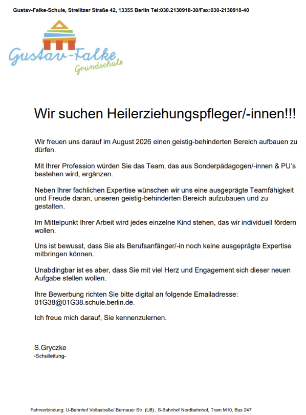 👥 Werde Teil unseres Teams