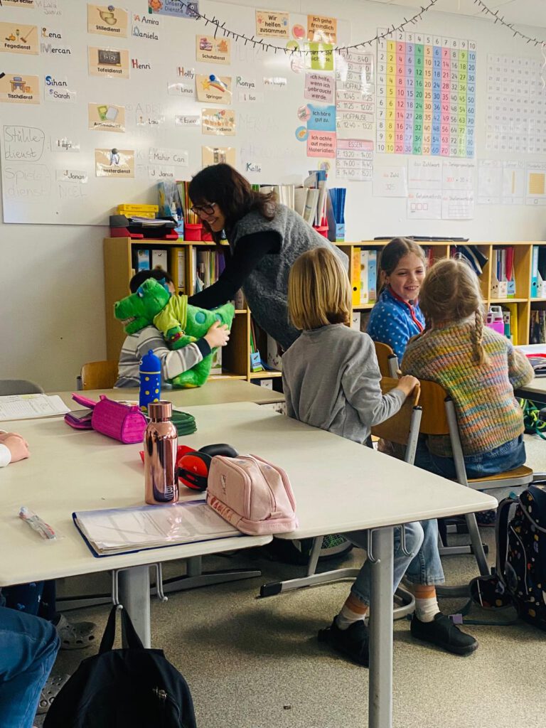 Kroko zu Besuch an unserer Schule 🐊🦷